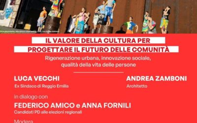 10/11 H11 CHIOSTRO DELLA GHIARA – IL VALORE DELLA CULTURA – CON LUCA VECCHI, ANDREA ZAMBONI E ANNA FORNILI